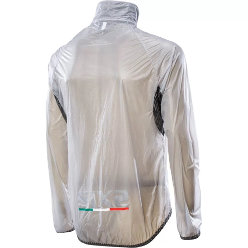 MANTELLINA IMPERMEABILE TRASPARENT/BLACK - S