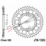 CORONA PER TRASMISSIONE MOTO ALL.7075T6 JTA 1303 Z43 BLK JTA1303.43BLK HONDA CBR