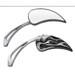 GZP chrome e blake flame mirror set