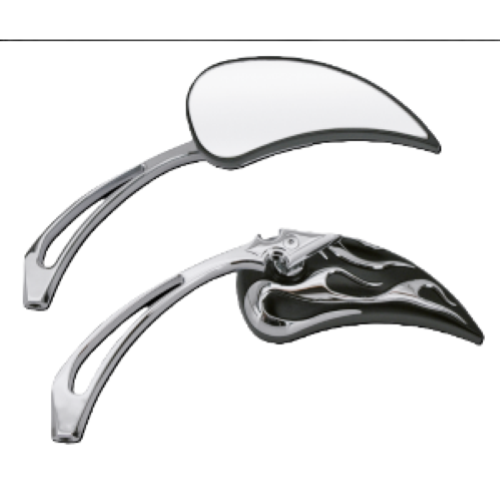GZP chrome e blake flame mirror set
