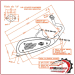 MARMITTA SILENZIATORE TERMINALE DI SCARICO SITO PER PIAGGIO LIBERTY 125/150/200