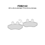 PASTIGLIE FERODO FDB2142SM