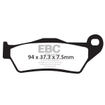 PASTIGLIE FRENO FA181 HUSQVARNA DUCATI MONSTER 620/695/800 ANT.