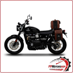 ATTACCO BORSE LATERALI BAGAGLIO MOTO MORBIDE PER TRIUMPH SCRAMBLER 900 18>22