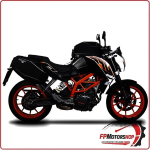 ATTACCO BORSE LATERALI BAGAGLIO MOTO MORBIDE PER KTM DUKE 125 11>16 SHAD