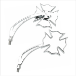 Cp specchi cromati "FIREMAN'S" fil.mm 10