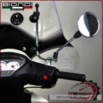 KIT ATTACCHI PARABREZZA SCOOTER PER KSR CLASSIC 17> BIONDI 8500500 50/125