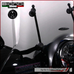 KIT ATTACCHI PARABREZZA SCOOTER PER APRILIA SCARABEO 500 06> BIONDI 8500679