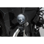 Kit faretti EVO high beam universale Nero. Con clip per prot. tubol. per faretti.