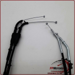 CAVO ACCELERATORE GAS PER MOTO KAWASAKI ZX6R 600 636 00>02 SET CAVI MARELLI