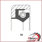 ANELLO DI TENUTA PARAOLIO GUARNIZIONE MOTORE SB 24X13X6 ARIETE P/313