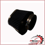 FILTRO ARIA PER MOTO SCOOTER OVALE DIAMETRO 55mm RETE METALLICA LAVABILE EBC