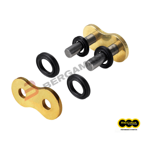 GIUNTO CATENA REGINA TRASMISSIONE PER MOTO ORO TIPO 19 19/90ORO PER PASSO 415