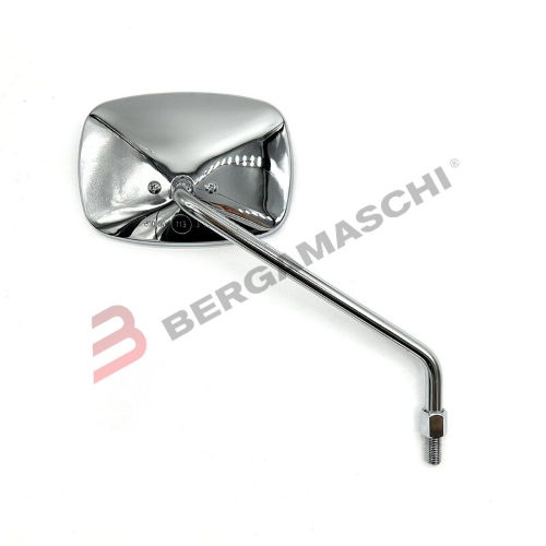 SPECCHIO SPECCHIETTO RETROVISORE DX PER SCOOTER APRILIA SCARABEO 125 99-04 CROMO