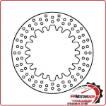 DISCO FRENO MOTO PER BMW R 65/80/100 FERODO FMD0081R K75 750 84>96 R80 GS 800