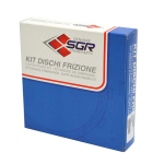 KIT DISCHI FRIZIONE GUARNITI+ ACCIAIO+ MOLLE (conf. modificata)