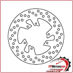 DISCO FRENO MOTO PER YAMAHA XT600E/Z POSTERIORE FERODO FMD0256R 600 XT 87>90
