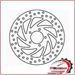 DISCO FRENO PER SCOOTER APRILIA SCARABEO 150/200/250 FERODO FMD0050R FISSO 260MM