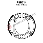 GANASCE FRENO PER MOTO FSB714 DERBI DFW 50 04>07 HONDA CR 80 83>85 SUPER DIO