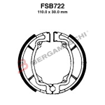 GANASCE FRENO PER MOTO FSB722 SUZUKI RV VAN 200 16 125 02>10 RM