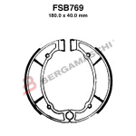 GANASCE FRENO PER MOTO FSB769 YAMAHA XV VIRAGO 750 92>93 SE 81>81 XZ S 550