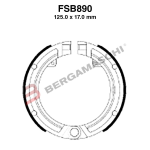 GANASCE FRENO PER MOTO FSB890A PIAGGIO VESPA PRIMAVERA 125 67>83 APE RST MIX 50