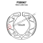 GANASCE FRENO PER MOTO FSB967 MBK X-OVER 125 10 YAMAHA CYGNUS X 04>13
