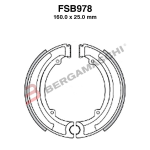 GANASCE FRENO PER MOTO FSB978 ROYAL ENFIELD BULLET 350 09>14 CLASSIC 13>17