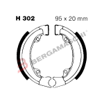 GANASCE FRENO PER MOTO HONDA NX 50 > PX EBC H302 MESCOLA ORGANICA