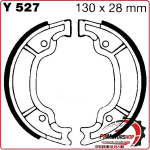 GANASCE FRENO PER MOTO YAMAHA MAJESTY 125 EBC Y527 MESCOLA ORGANICA