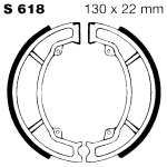 GANASCE FRENO PER MOTO SUZUKI RM 125/250/400 EBC S618 MESCOLA ORGANICA