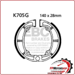 GANASCE FRENO PER MOTO KAWASAKI KLF 220/250 88>11 SCANALATE EBC K705G 200 88>97