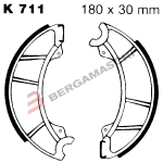 GANASCE FRENO PER MOTO KAWASAKI Z 250 80>83 EBC K711 LTD 83>83 S1 75>75