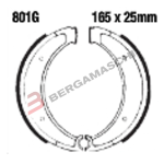 GANASCE FRENO PER MOTO HUSQVARNA WR 250/450 71>74 SCANALATE EBC 801G ORGANICA