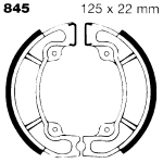 GANASCE FRENO PER MOTO CAGIVA ALETTA ROSSA EBC 845 MESCOLA ORGANICA