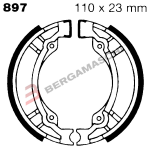 GANASCE FRENO PER MOTO PGO GALAXY EBC 897 MESCOLA ORGANICA
