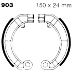 GANASCE FRENO PER MOTO PIAGGIO VESPA PX EBC V903 125 150 200 FL PK 82>01