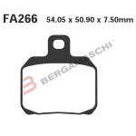 PASTIGLIE FRENO PER X9/X8 ANTERIORE SPIDERMAX 500 EBC SFAC266 CARBON SCOOTER