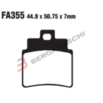 PASTIGLIE FRENO PER SYM JOYMAX 250 KYMCO GRAND DINK ANTERIORE EBC SFAC355/4