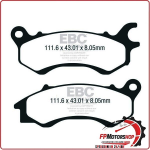 PASTIGLIE FRENO PER SFAC709 EBC KL OVER BRERA 125 22> SILENCE S01/S02/S02LS