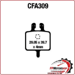 PASTIGLIE FRENO BICI MTB CFA309 EBC MESCOLA ORGANICA MOUNTAINBIKE