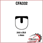 PASTIGLIE FRENO BICI MTB CFA332 EBC MESCOLA ORGANICA MOUNTAINBIKE