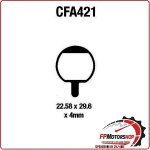 PASTIGLIE FRENO BICI MTB CFA421 EBC MESCOLA ORGANICA MOUNTAINBIKE