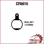 PASTIGLIE FRENO BICI MTB CFA615 EBC MESCOLA ORGANICA MOUNTAINBIKE