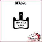 PASTIGLIE FRENO BICI MTB CFA620 EBC MESCOLA ORGANICA MOUNTAINBIKE