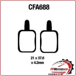 PASTIGLIE FRENO BICI MTB CFA688 EBC MOUNTAIN BIKE