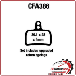 PASTIGLIE FRENO BICI MTB CFA386HH EBC MESCOLA SINTERIZZATA MOUNTAINBIKE