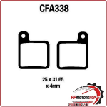 PASTIGLIE FRENO BICI MTB CFA338HH EBC MESCOLA SINTERIZZATA MOUNTAINBIKE