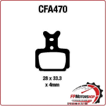 PASTIGLIE FRENO BICI MTB CFA470HH EBC MESCOLA SINTERIZZATA MOUNTAINBIKE