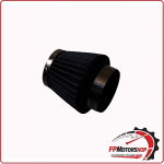 FILTRO ARIA CONICO PER MOTO 35mm RETE METALLICA LAVABILE EBC RC079 ESTERNO